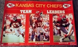 KC Chiefs poster -- WHITE BEDROOM
