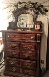 chest of drawers with mirror  --  BASEMENT