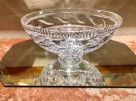 Waterford crystal bowl. Vintage. “Ring of Kerry” centerpiece bowl from Waterford, Ireland when Waterford crystal was still being made in Ireland.
