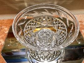 Waterford crystal bowl. Vintage. “Ring of Kerry” centerpiece bowl from Waterford, Ireland when Waterford crystal was still being made in Ireland.