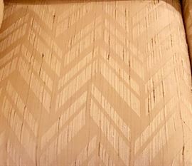 Detail of slubbed silk on sofas