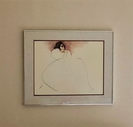 R. C. Gorman — Signed print 
In an article by the New York Times, Gorman was referred to as the “Picasso of American Indian art”