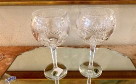 Waterford Millennum  Prosperity goblets with original boxes. New. Never used.