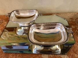 Antique silver plate Folgate Silver Company. Hand made in England. British hallmark guide places date at 1900 to 1945