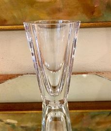 Orrefors  Swedish crystal vase. 