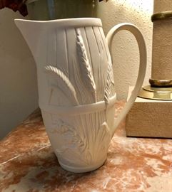 Mandolin for Tiffany. Matte pottery pitcher. 