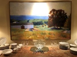 Larry Horowitz 
“Dark Trees” Original work. 
Nimbus Gallery. Impressionist. Horowitz was a student of Wolf Kahn, Germany. 