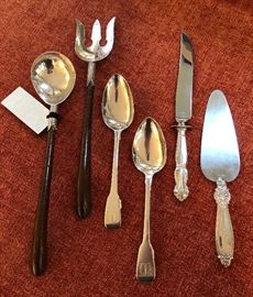 Sterling silver  serving pieces