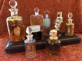 Vintage perfumes and perfume bottles. 