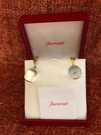 Baccarat 18KT with original box and enclosures. 