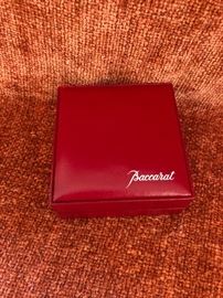 Baccarat 18KT with original box and enclosures. 