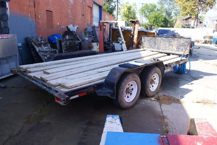 Commercial Flatbed Trailer