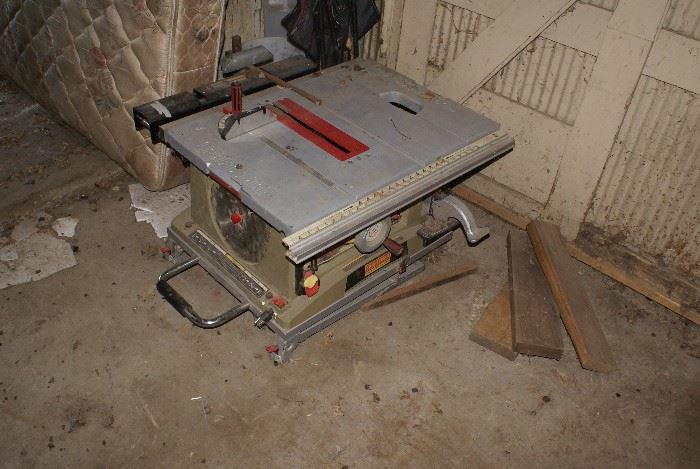 Craftsman Table Saw with Legs