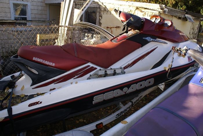 SEA-DOO Bombardier GTXr Jet Ski & Trailer
