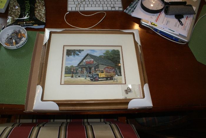 Coca Cola Framed Art