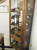 amazing glass wine cabinet - comes with lock and key - super antique
$350