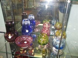 Bavarian cut to clear crystal