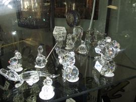 Swarovski figurines including jewelry