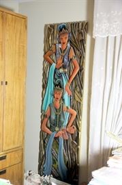 Amazing Hand Carved Floor to Ceiling Wall Panel