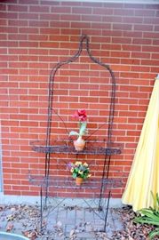 Vintage Wire Garden Etagere