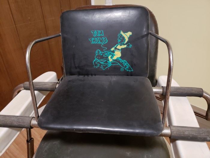 Tom Thumb Child's Vintage  Booster Seat for Barber's Chair