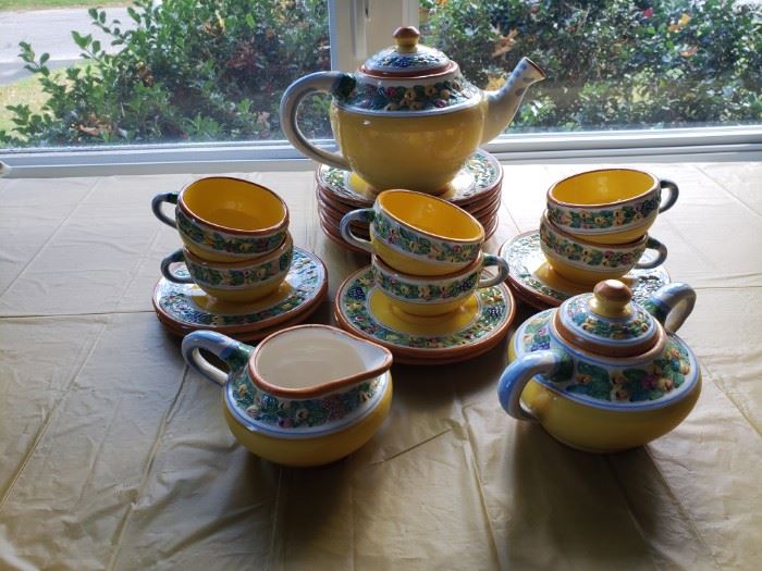 Tea Set made in Italy