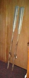 WOOD & ALUMINUM BOAT OARS