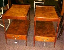 BAKER FURN.CO END TABLES