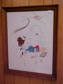 NEEDLEWORK LITTLE BOY BLUE