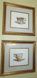 Tea Cup Framed Pictures By Carolyn Shores Wright