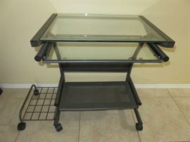 3 Tier Glass Computer Desk