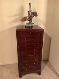 Lovely jewelry armoire in excellent condition.