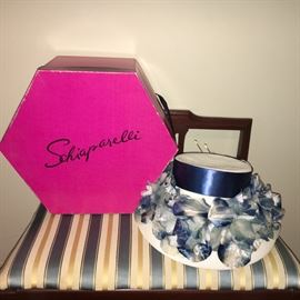 Beautiful vintage hats with boxes.