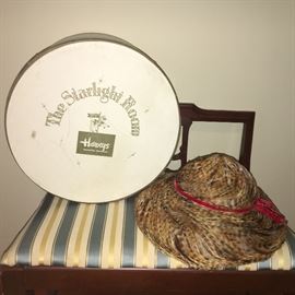 Beautiful vintage hats with boxes.