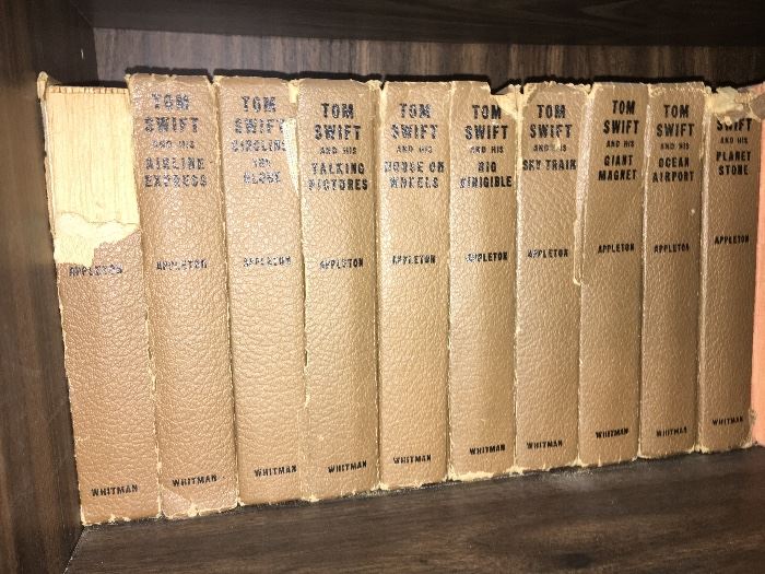 Vintage Tom Swift books.
