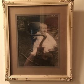 Antique baby portrait.