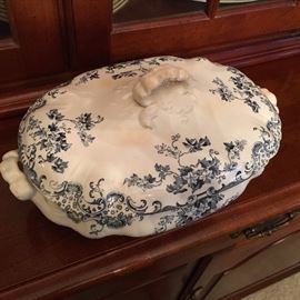Antique covered dish.