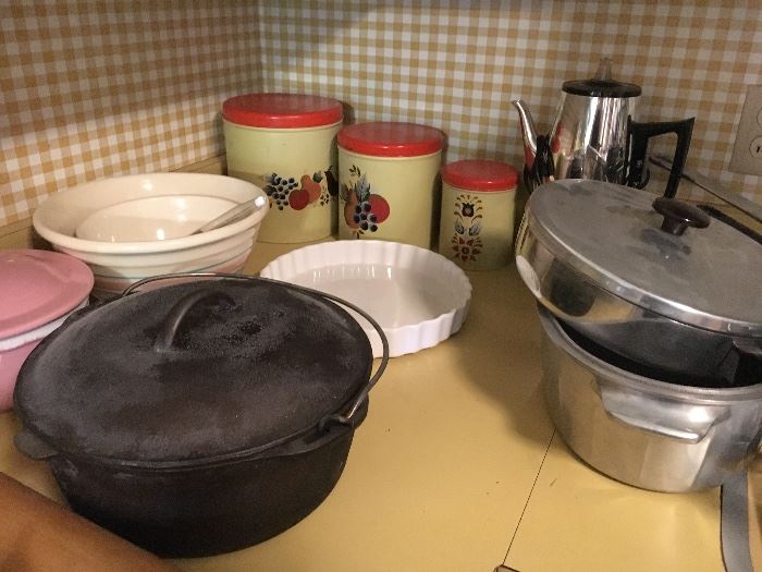 Vintage kitchenware.