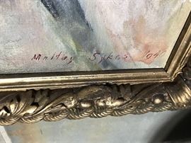 MALTBY SYKES                                                                              General Nathan Bedford Forrest                                                   Signed and dated 1940 lower right                                             Oil on canvas      60” x 36"  