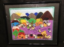 South American Quilted Pane