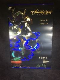 Signed Dale Chihuly Poster