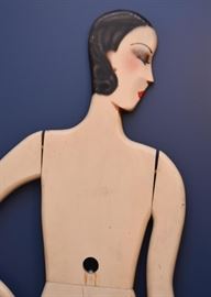 Vintage Shop / Store Mannequin (1920's - 1940's)