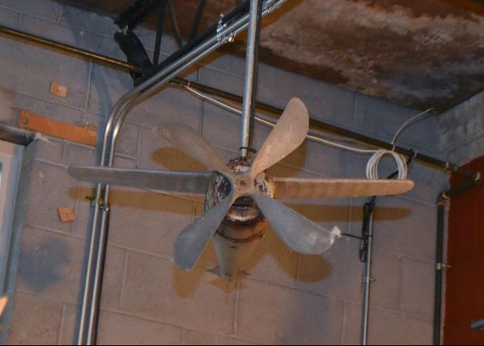 Vintage Industrial Airplane Ceiling Fan