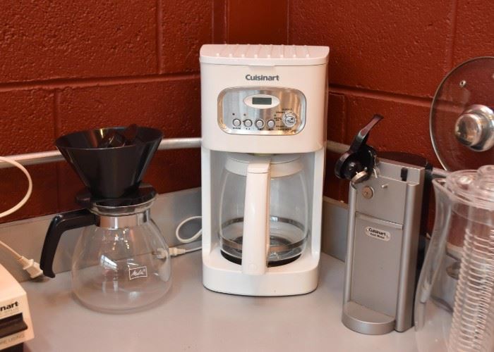Cuisinart Coffee Maker, Coffee Carafe, Electric Can Opener