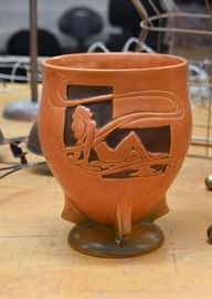 Roseville Pottery Vase - Silhouette Nude