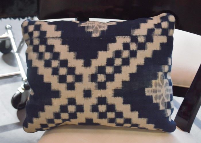Vintage Japanese Indigo Fabric Throw Pillows