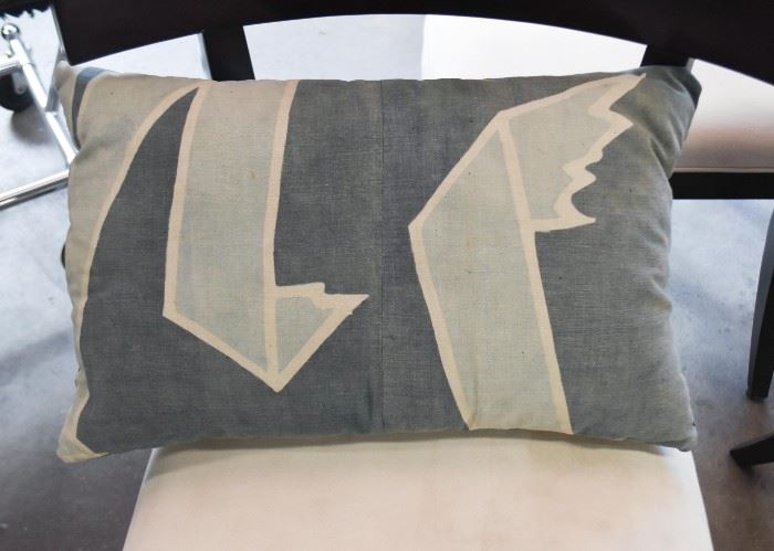 Vintage Japanese Indigo Fabric Throw Pillows