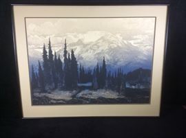 Bennett The Mountain Serigraph