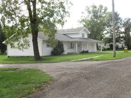 Side and front of home at 206 N. Jefferson