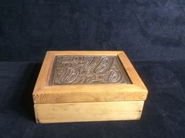 Hand Built Box with Copper